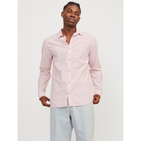 JACK & JONES Langarmhemd »JJESUMMER LINEN BLEND SHIRT LS SN«, Gr. XS - N-Gr, pink nectar, , 47756263-XS N-Gr