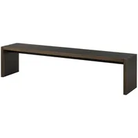 Massivmoebel24 Bank Eiche 193x40x45 dunkelbraun lackiert BEAMS 85