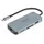 Dicota D32062 Schnittstellen-Hub USB Typ-C Silber