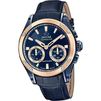 Jaguar Leder blau Connected Armbanduhr UJ960/1