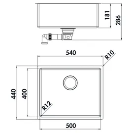 Naber Corno Basso 4 Edelstahl