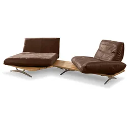 KOINOR Ecksofa Marilyn Leder Beige Muskat