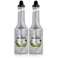 Monin Fruchtpüree Mix Kiwi 1L - Cocktails Milchshakes (2er Pack)