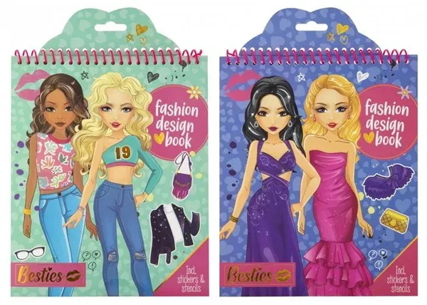 BESTIES Fashion Designer Book 24*20cm.