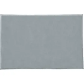 KLEINE WOLKE Velvet Platinfarben 60 x 90 cm
