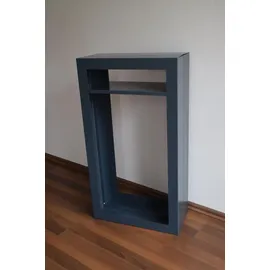 Metalltechnik Dermbach Kaminholzregal Innen Metall Rechteck mit Fach Anthrazit