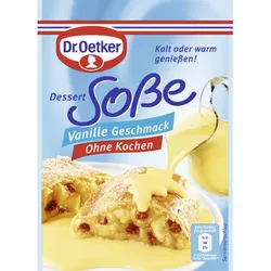 Dr.Oetker Dessert Soße Vanille ohne Kochen 39G