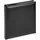 walther design Fotoalbum schwarz 26 x 25 cm Kunstleder mit umlaufende Steppnaht, Deluxe FA-183-B
