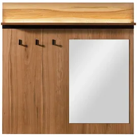 MASSIVMOEBEL24.DE Wandgarderobe Montreux Lux 110 x 17 x 110 cm Braun