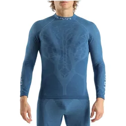UYN Funktions-Langarmshirt Elevatyon Biomorph Turtle Neck (ideale Thermoregulation, atmungsaktiv) blau Herren
