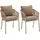 Hesperide Hespéride Gartensessel 2er-Set 0 x 0 x 0 cm beige