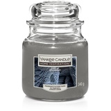 Yankee Candle Duftkerze Mittleres Glas Cosy Up 340 g, grau