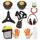 Powermat Benzin-Motorsense 52ccm 6 PS Trimmer Set Zubehör