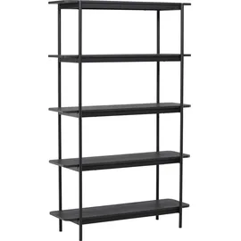 VCM Regal Heim 120 x 40 x 190 cm schwarz