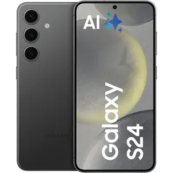 SAMSUNG Smartphone "Galaxy S24", schwarz (onyx schwarz), 256 GB, Mobiltelefone, AI-Funktionen, Topseller