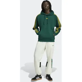 adidas Hoodie Tipped Stripes Collegiate Grün L