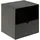 VCM Nachtschrank Joliet 30 x 25 x 30 cm Schwarz