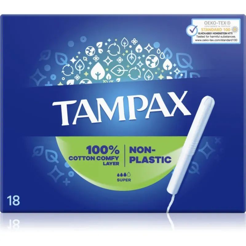 Tampax Super Tampons mit einem Applikator 18 St.