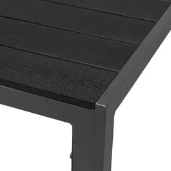 Mojawo Alu Nonwood Gartentisch Esstisch Outdoortisch anthrazit 180x90cm