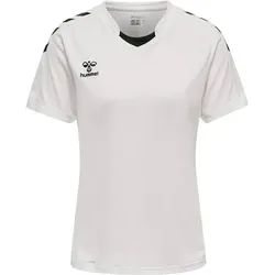 HUMMEL Damen Shirt hmlCORE XK POLY JERSEY S/S, WHITE, L