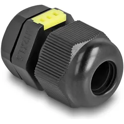Delock Cable gland (M12) - IP68 dust and waterproof, with ventilation - Tiefschw