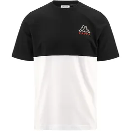 Kappa Edwin Ckd Tshirt, schwarz/weiß, S