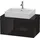 Duravit L-Cube 82x47,7cm, sw hgl, für Konsole, 1 Auszug