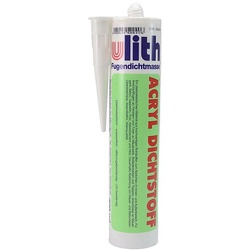 Acryl-Fugendichtmasse von ULITH - WEISS - Kartusche 300 ml ** 1l/5,45 EUR