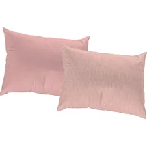 ADAM Audio Adam Dekokissen LIttle Parrot, GOTS zertifiziert - Wendekissenhülle ohne Füllung, 1 Stück rosa 40 cm x 60 cm