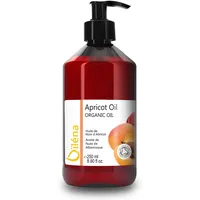 Oïléna - Organisches Aprikosenkernöl NATIV | Schnell einziehendes Öl | Feuchtigkeitsspeichernd | Ideal für trockene Haut | Anwendung als Massageöl, Badeöl und Haarkur | Bio Öl, 250 ml