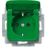 Busch-Jaeger Steckdoseneinsatz 20 EUKB-13-212-101 Grün