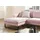 KAWOLA Ecksofa Ricarda Cord Recamiere links rosa