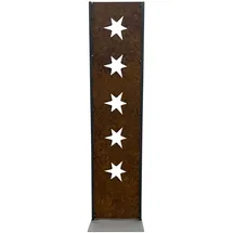 ZGM Deko Sternen-Stele Metall