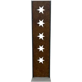 ZGM Deko Sternen-Stele Metall
