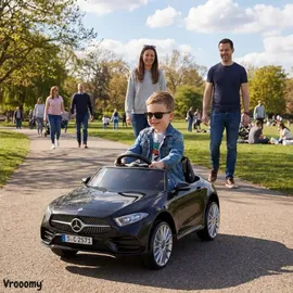 BABYCAR CLS 350 AMG Kinder Elektroauto schwarz (12V)