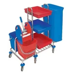 Cleankeeper Systemwagen 6, verchromt 1 Stück