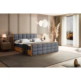 altdecor Boxbett 160 x 200 cm H4 Grau