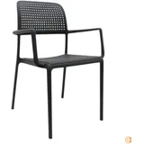 Nardi Bora Armlehnstuhl 58,5 x 59 x 86 cm anthrazit