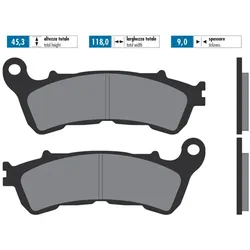 Bremsbeläge Polini Sinter-Metall Honda SH