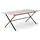 Hammel Furniture Esstisch HAMMEL FURNITURE "Meza Designtisch mit Auszugsfunktion und 2 Einlegeplatten", beige (natur, schwarz, natur), B:210cm H:74cm T:100cm, Tischplatte: Weißpigmentiertes, matt lackiertes Eichenfurnier (natürliche MDF-Kante).
