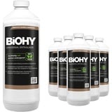 BiOHY Universal Entkalker Entkalkungsmittel, Bio Kalklöser, Kalkreiniger 6er Pack (6 x 1 Liter Flasche)