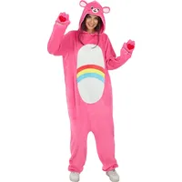 Funidelia | Hurrabärchi Kostüm Glücksbärchis für Herren und Damen Care Bears, Bär - Kostüm für Erwachsene & Verkleidung für Partys, Karneval & Halloween - Größe S - M - Rosa