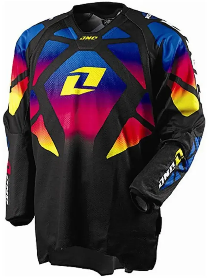 One Industries Defcon Tropic Thunder Langarm-trikot - Black - XL