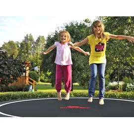 Dino Cars Dino Trampolin Flat Level 300 schwarz + Netz