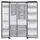 Samsung RS90F64EDF RS94F Side-by-Side (621 l, 1784 mm hoch, Schwarz)
