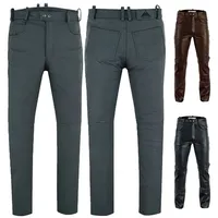 RadMasters Lederhose GW870 Lederjeans Lederhose Büffelleder Schwarz und Braun schwarz 54/XL
