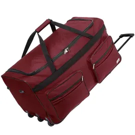 monzana XXL Reisetasche mit Trolleyfunktion 160L rot