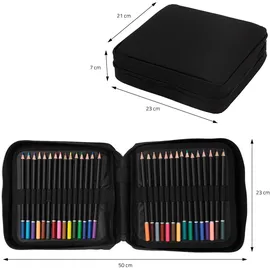 ECD Germany Buntstifte Set für Kinder Erwachsene, Farbminen mit Weichem Kern,