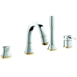 Grohe 4-Loch-Wannen-Kombination Grandera chrom/gold
