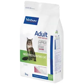 Virbac Hpm Adult Kastrierte/sterilisierte Katzenfutter Lachs 3kg - Multicolor - 3kg